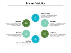 Market visibility ppt powerpoint presentation outline background designs cpb
