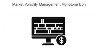 Market Volatility Management Monotone Icon In Powerpoint Pptx Png And Editable Eps Format