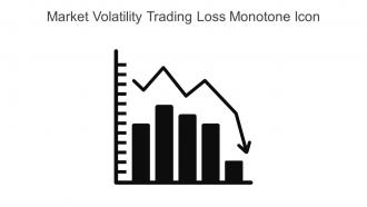 Market Volatility Trading Loss Monotone Icon In Powerpoint Pptx Png And Editable Eps Format