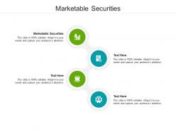 Marketable securities ppt powerpoint presentation outline slideshow cpb