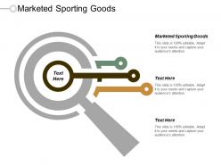 Marketed sporting goods ppt powerpoint presentation icon layouts cpb