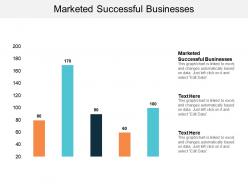 Marketed successful businesses ppt powerpoint presentation ideas clipart images cpb