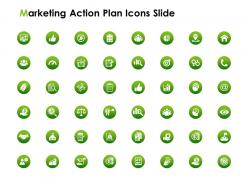 Marketing action plan icons slide ppt powerpoint presentation gallery file formats