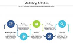 Marketing activities ppt powerpoint presentation model influencers cpb