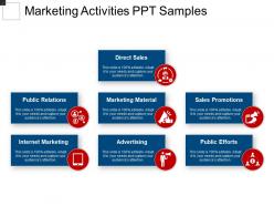 Marketing Activities Ppt Samples
