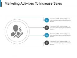 Marketing activities to increase sales presentation diagrams