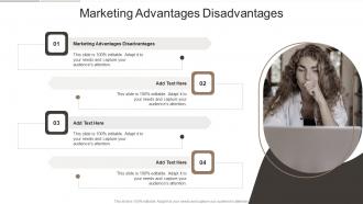Marketing Advantages Disadvantages In Powerpoint And Google Slides Cpb