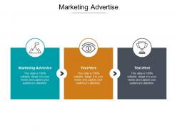 Marketing advertise ppt powerpoint presentation ideas graphics cpb