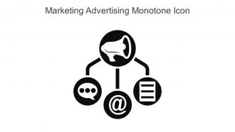 Marketing Advertising Monotone Icon In Powerpoint Pptx Png And Editable Eps Format