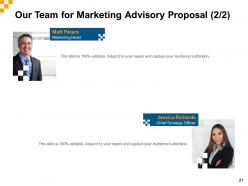 Marketing Advisory Proposal Powerpoint Presentation Slides