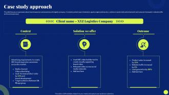 Marketing Agency Company Profile Case Study Approach Ppt Slides Background Image