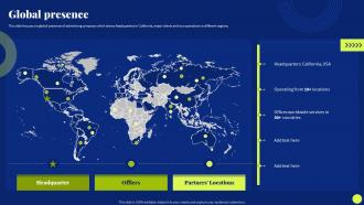 Marketing Agency Company Profile Global Presence Ppt Slides Graphics