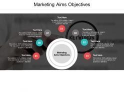 Marketing aims objectives ppt powerpoint presentation file show cpb
