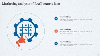 Marketing Analysis Of RACI Matrix Icon