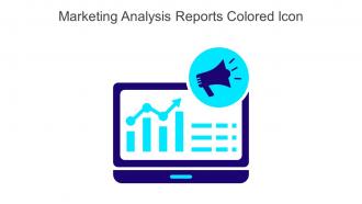 Marketing Analysis Reports Colored Icon In Powerpoint Pptx Png And Editable Eps Format