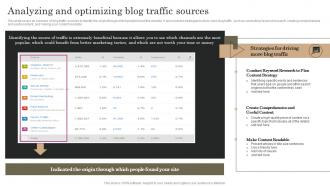 Marketing Analytics Guide To Measure Analyzing And Optimizing Blog Traffic Sources