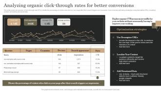Marketing Analytics Guide To Measure Analyzing Organic Click Through Rates For Better Conversions