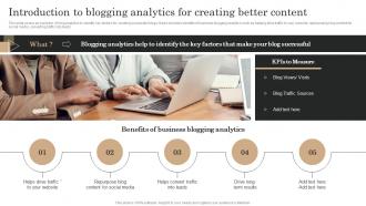 Marketing Analytics Guide To Measure Introduction To Blogging Analytics For Creating Better Content