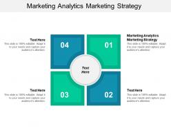 Marketing analytics marketing strategy ppt powerpoint presentation styles infographics cpb