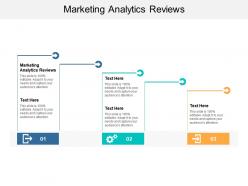 Marketing analytics reviews ppt powerpoint presentation slides backgrounds cpb