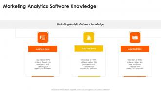 Marketing Analytics Software Knowledge In Powerpoint And Google Slides Cpb
