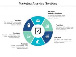 Marketing analytics solutions ppt powerpoint presentation summary vector cpb