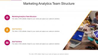 Marketing Analytics Team Structure In Powerpoint And Google Slides Cpb