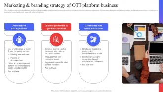 Marketing And Branding Strategy Of OTT Platform Business Target Audience Analysis Guide To Develop MKT SS V