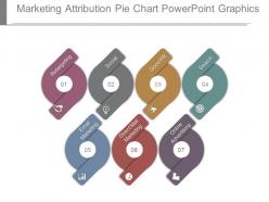 Marketing attribution pie chart powerpoint graphics
