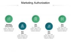 Marketing authorization ppt powerpoint presentation infographics deck cpb