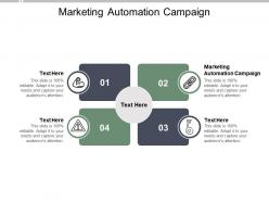 Marketing automation campaign ppt powerpoint presentation tips cpb