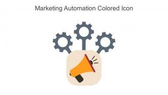 Marketing Automation Colored Icon In Powerpoint Pptx Png And Editable Eps Format