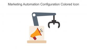 Marketing Automation Configuration Colored Icon In Powerpoint Pptx Png And Editable Eps Format