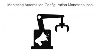 Marketing Automation Configuration Monotone Icon In Powerpoint Pptx Png And Editable Eps Format