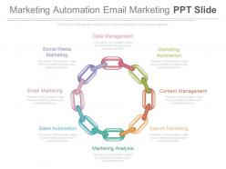 Marketing automation email marketing ppt slide
