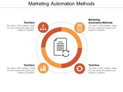 Marketing automation methods ppt powerpoint presentation summary background image cpb