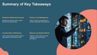 Marketing Automation Optimize Sales And Marketing Alignment PPT Mockup AT Attractive Slides