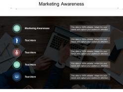 Marketing awareness ppt powerpoint presentation ideas show cpb