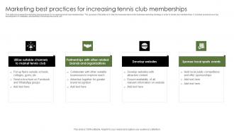 Marketing Best Practices For Increasing Tennis Club Memberships
