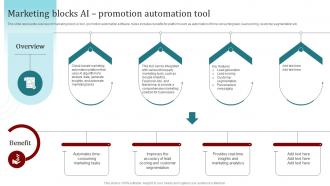 Marketing Blocks Ai Promotion Automation Tool Popular Artificial Intelligence AI SS V
