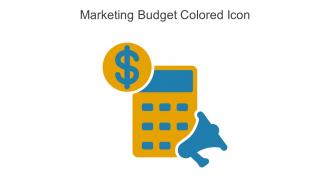 Marketing Budget Colored Icon In Powerpoint Pptx Png And Editable Eps Format