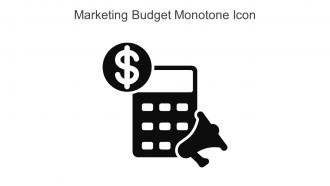 Marketing Budget Monotone Icon In Powerpoint Pptx Png And Editable Eps Format