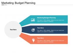 Marketing budget planning ppt powerpoint presentation gallery icon cpb