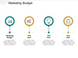 Marketing budget ppt powerpoint presentation inspiration demonstration cpb
