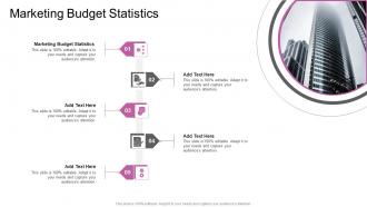 Marketing Budget Statistics In Powerpoint And Google Slides Cpb