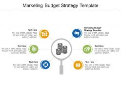 Marketing budget strategy template ppt powerpoint presentation styles deck cpb