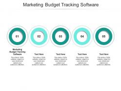 Marketing budget tracking software ppt powerpoint presentation inspiration example topics cpb