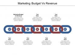 Marketing budget vs revenue ppt powerpoint presentation inspiration designs cpb