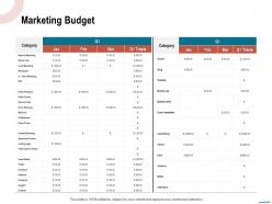 Marketing budget webinars ppt powerpoint presentation portfolio gridlines