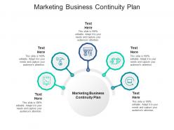 Marketing business continuity plan ppt powerpoint presentation gallery images cpb